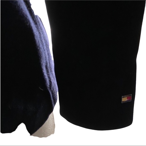 Tommy Hilfiger Navy Blue Wool (79%) Lined Wrap Blazer Jacket Men’s Size Small - Picture 3 of 13